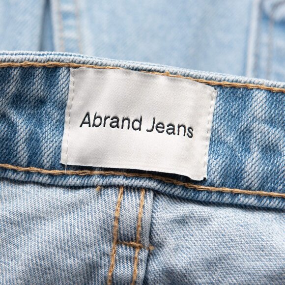 ABrand 94 High Slim Jeans Walkaway Denim Light Blue Size 32 Petite New - Picture 3 of 8